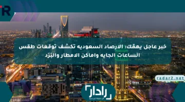 خبر عاجل يهمّك: الأرصاد السعودية تكشف توقعات طقس الساعات الجاية وأماكن الأمطار والبَرَد